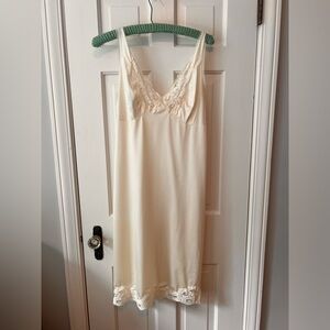Vintage slip with lace